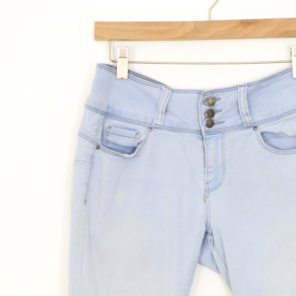 *WAX JEAN 3 Button Fly Light Wash Denim - Picture 4 of 6